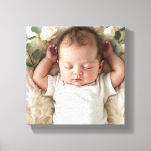 Baby Photo Personalize Canvastryck