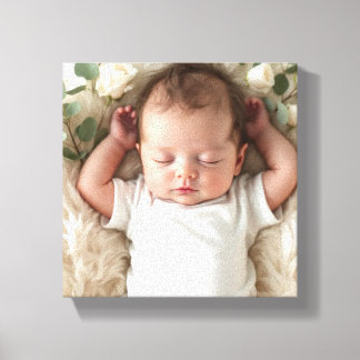 Baby Photo Personalize Canvastryck