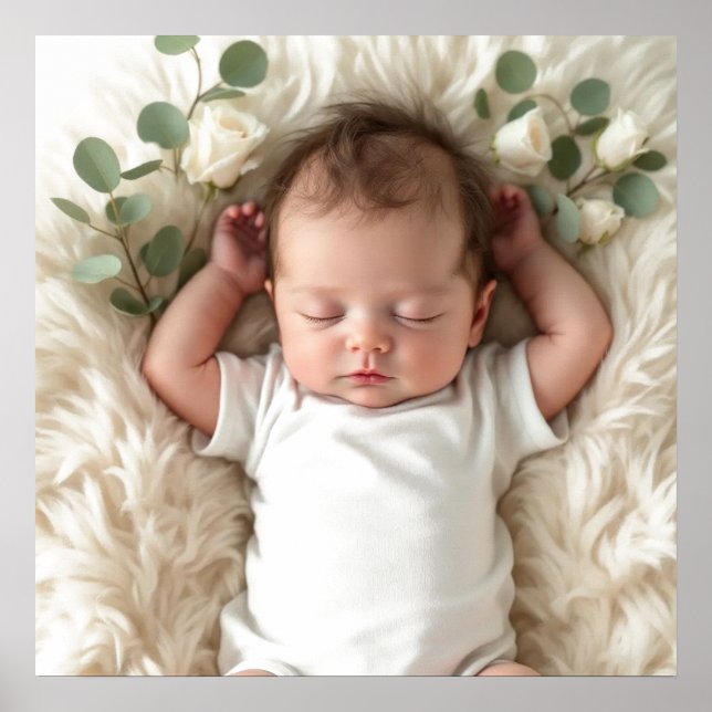 Baby Photo Personalize Poster (Framsidan)