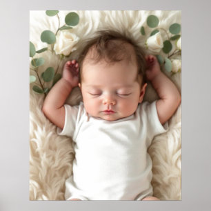 Baby Photo Personalize Poster