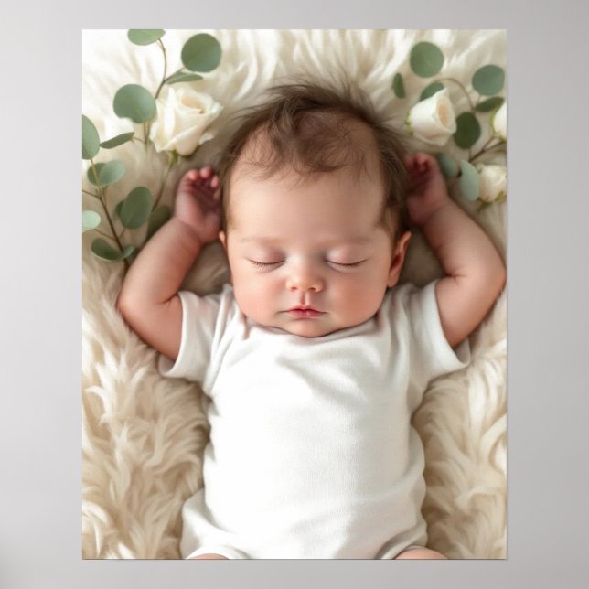 Baby Photo Personalize Poster (Framsidan)