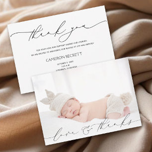 Baby Photo Tack Message Birth Meddelande