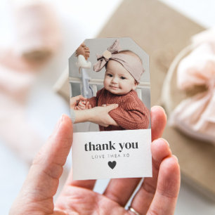 Baby Photo Tack Presentetikett