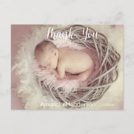 Baby Photo Tack-vykort Vykort