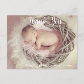Baby Photo Tack-vykort Vykort