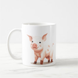 Baby Pig, Baby Piglets, Baby Boskap Kaffemugg