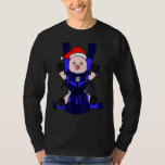 Baby Pig Santa Funny Cute Farmer Farmgirl Christma T Shirt<br><div class="desc">Baby Pig Santa Funny Cute Farmer Farmgirl jul.</div>