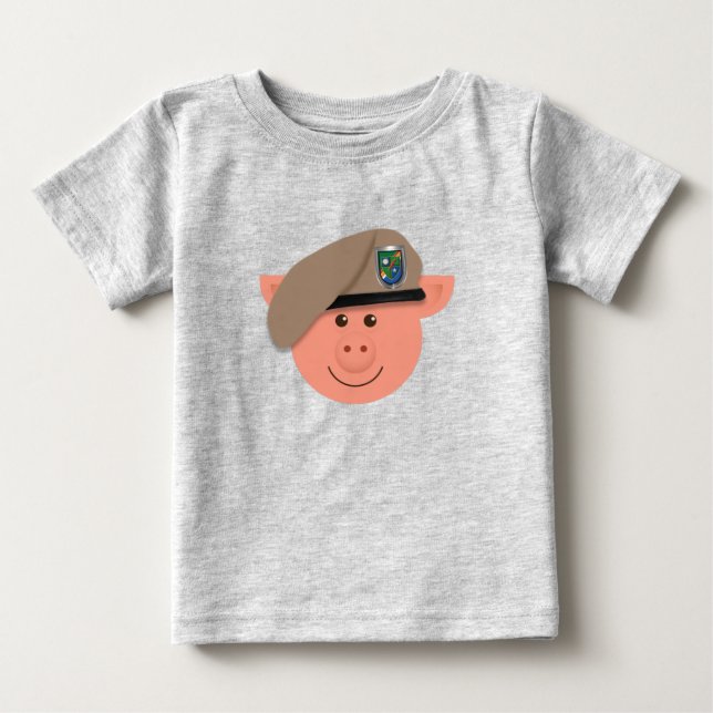 Baby Piglet Skogsvaktare T Shirt (Framsida)