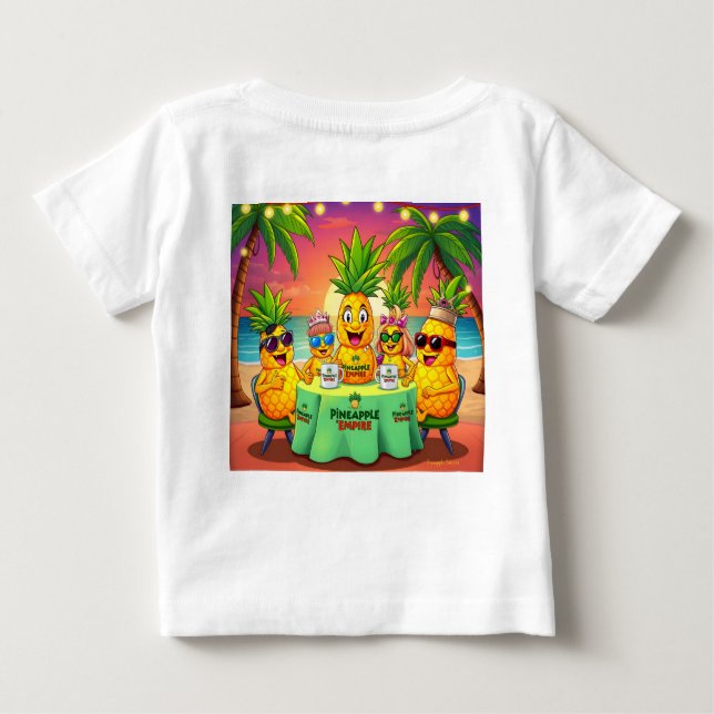 Baby Pine O — The Cutest Pineapple in the Empire! T Shirt (Baksida)