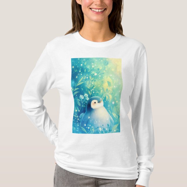 Baby Pingvin Charm T Shirt (Framsida)