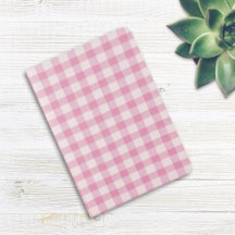 Baby Pink Gingham Pattern