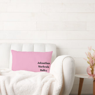 Baby Pink Throw Pillow Lumbarkudde