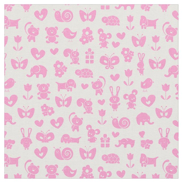 Baby Pink Tyg (Närbild)
