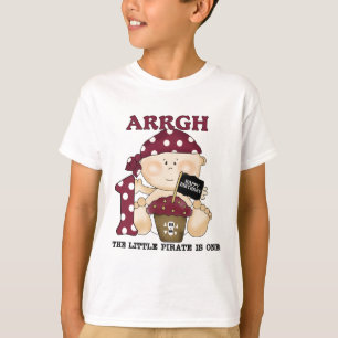 Baby Pirat 1:a födelsedag Tshirts och gåvor