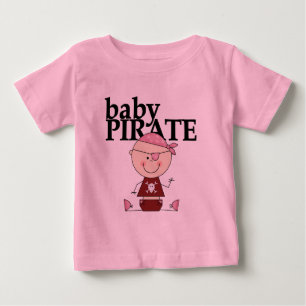 Baby Pirat - Flickskjortor och gåvor T Shirt
