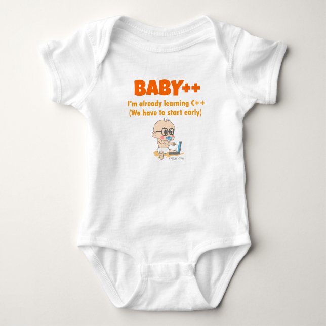 Baby Plus Plus Tee Shirt (Framsida)