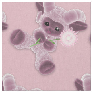 Baby Plush Leksak Ram Land Rosa Tyg