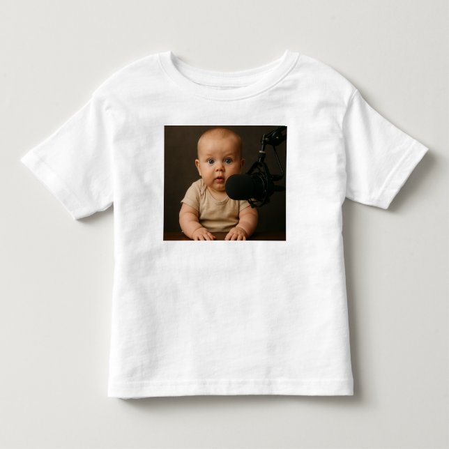 Baby Podcast T Shirt (Framsida)
