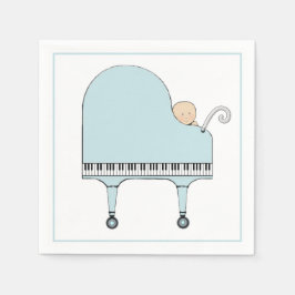 Baby pojke baby shower pappersservett