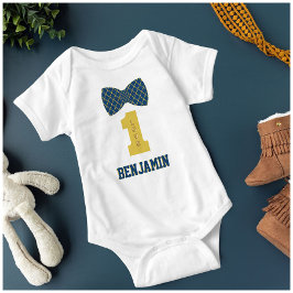 Baby pojke namn En kärlek klämskärm blå  T Shirt