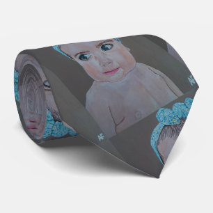 Baby Porträtt Painting av Alfred Fox Slips