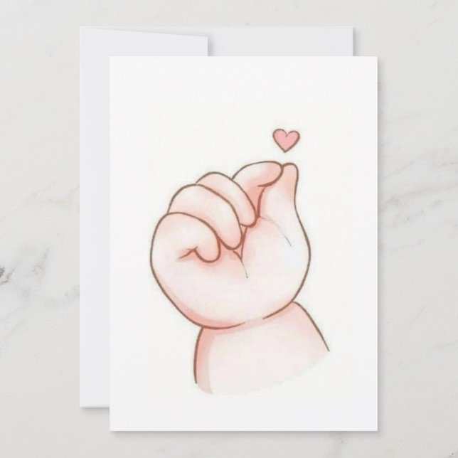 Baby poster tack kort (Baksida)