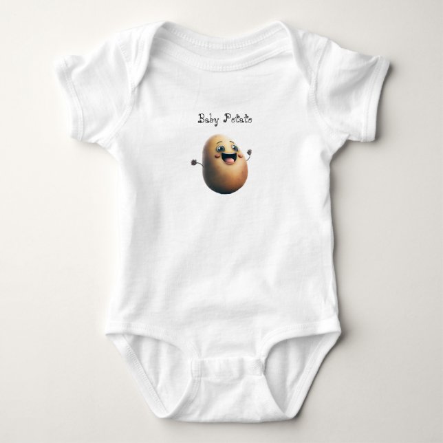Baby Potato Anpassade Cute Loving T Shirt (Framsida)
