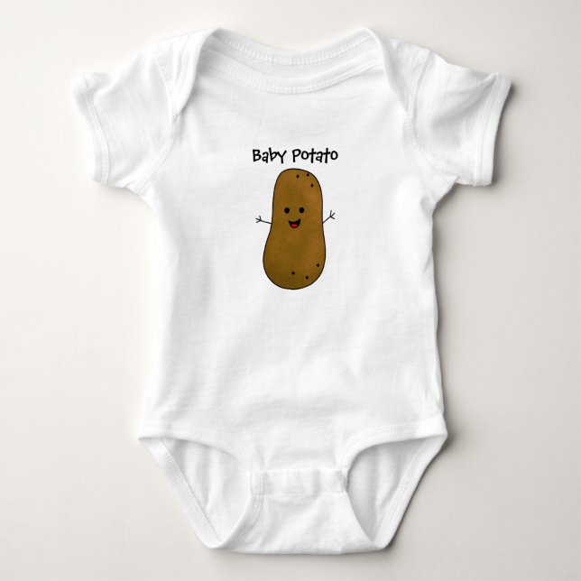 Baby Potato Anpassade T Shirt (Framsida)