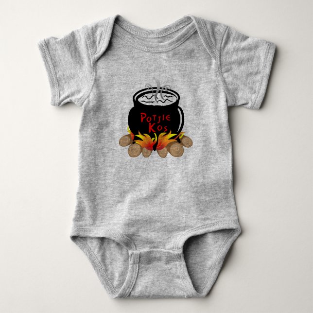 Baby Potjie Kos 1 Biet T Shirt (Framsida)