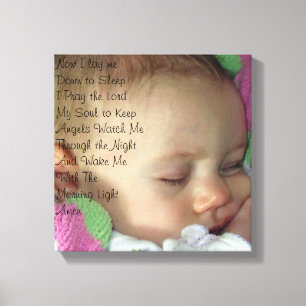 Baby Prayer Canvastryck
