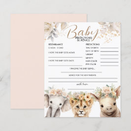 Baby Predications & Advice Girl Girl Safari Baby S