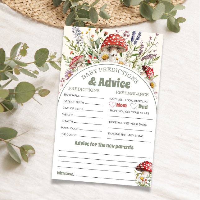 Baby Predictions and Advice Baby Shower Games (Skapare uppladdad)