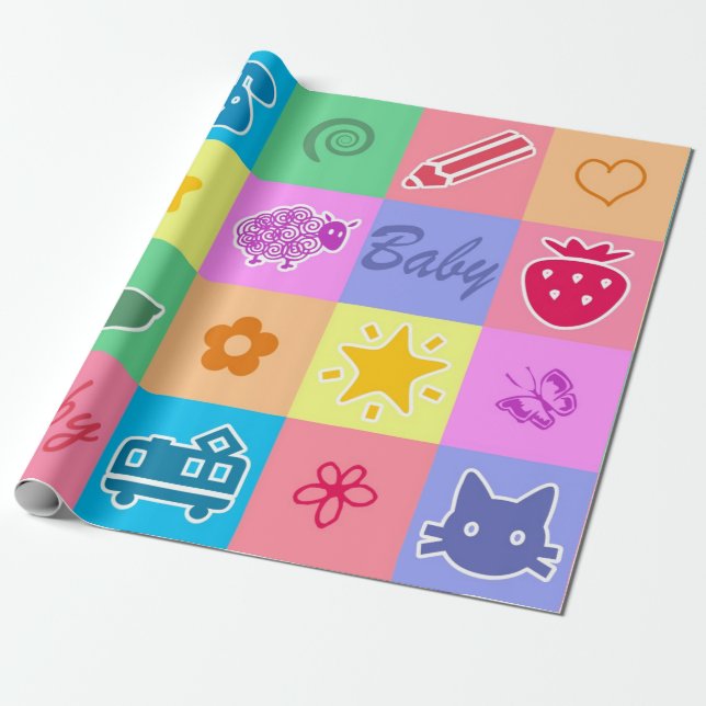 Baby Presentpapper (Utrullad)