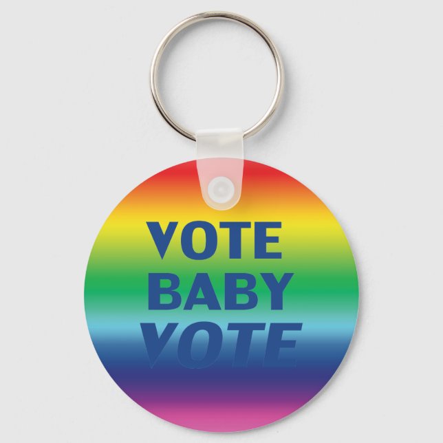 baby - Pridet Lgbtq lgbt reginbow färg Nyckelring (Framsida)