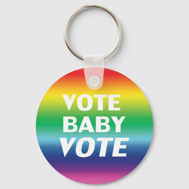 baby - Pridet Lgbtq lgbt reginbow färg Nyckelring (Framsida)