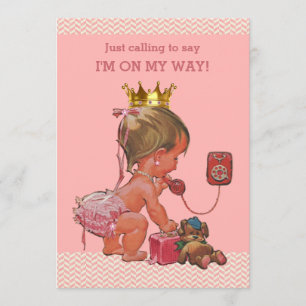 Baby Princess på Mobila babybojor Inbjudningar