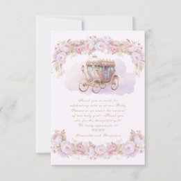 Baby Princess rosa Flat Tack You Card Kort