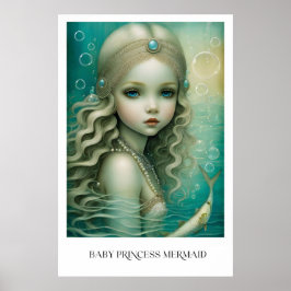 Baby Princess Sjöjungfru Poster