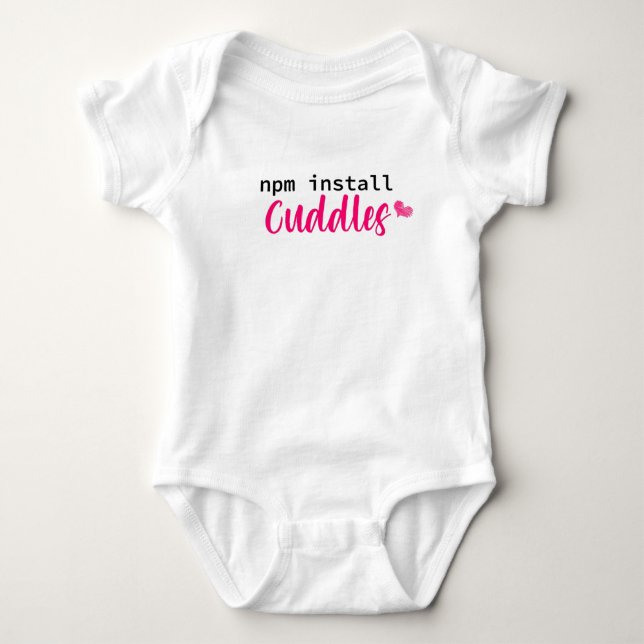 Baby programmerare t shirt (Framsida)