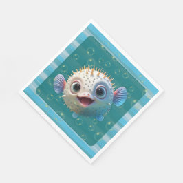 Baby Pufferfish Pappersservetter