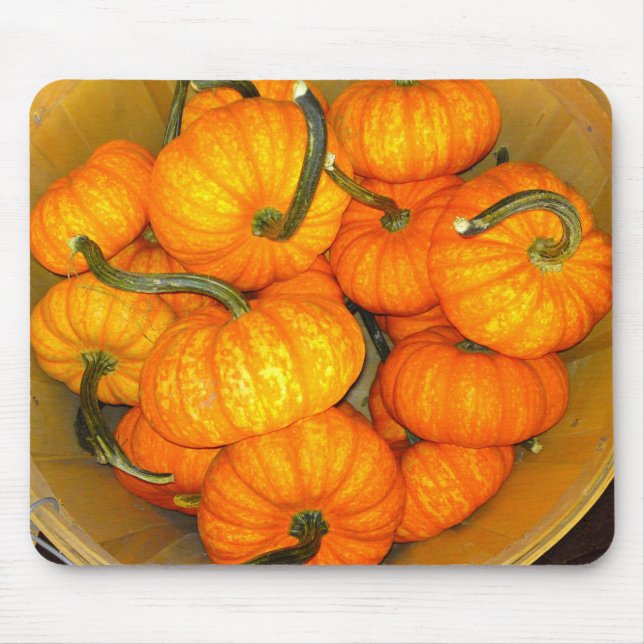 Baby Pumpkin Basket Mousepad Musmatta (Framsidan)