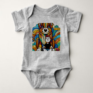 Baby Puppy Body Kostym för ädla Spädbarn T Shirt