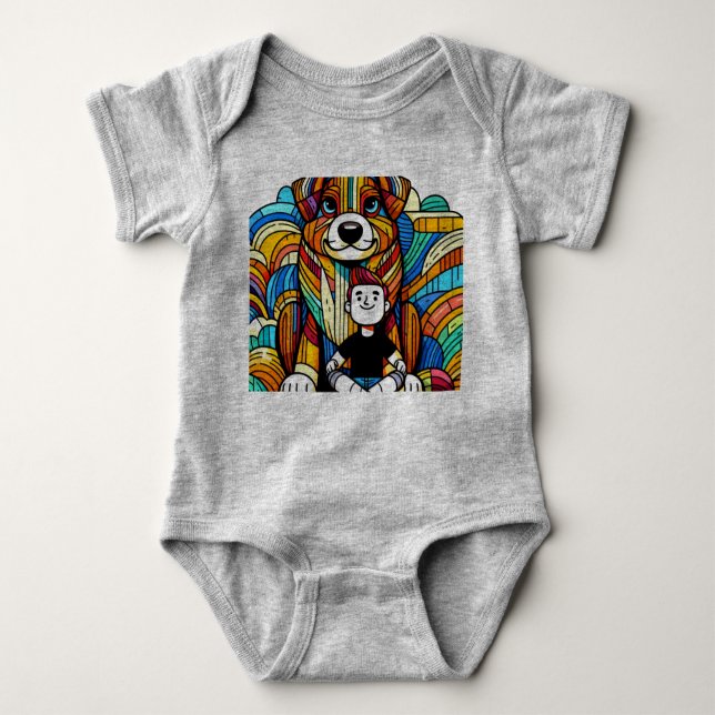 Baby Puppy Body Kostym för ädla Spädbarn T Shirt (Framsida)