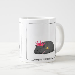 Baby Pygmé Flodhäst Prinsessa Mugg Jumbo Mugg