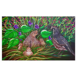 Baby Quail Fabric Tyg