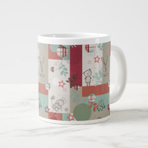 Baby Quilt Mönster 2 Jumbo Mugg