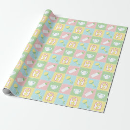 Baby Quilt Wrapping Papprare Presentpapper