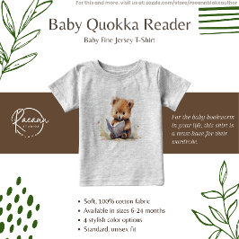 Baby Quokka Läsare Baby T-Shirt