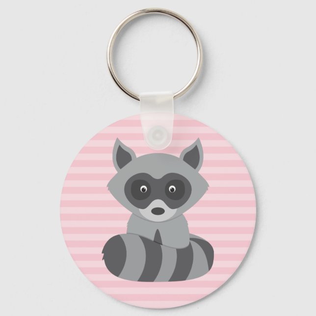 Baby Raccoon Nyckelring (Framsida)