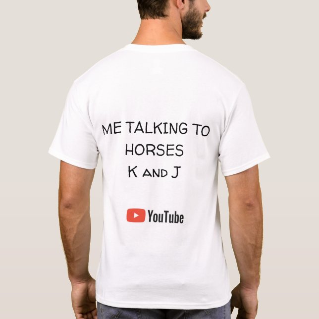 BABY RACEHORSE MARE JAIMIE, DU TUBE SHIRT T SHIRT (Baksida)